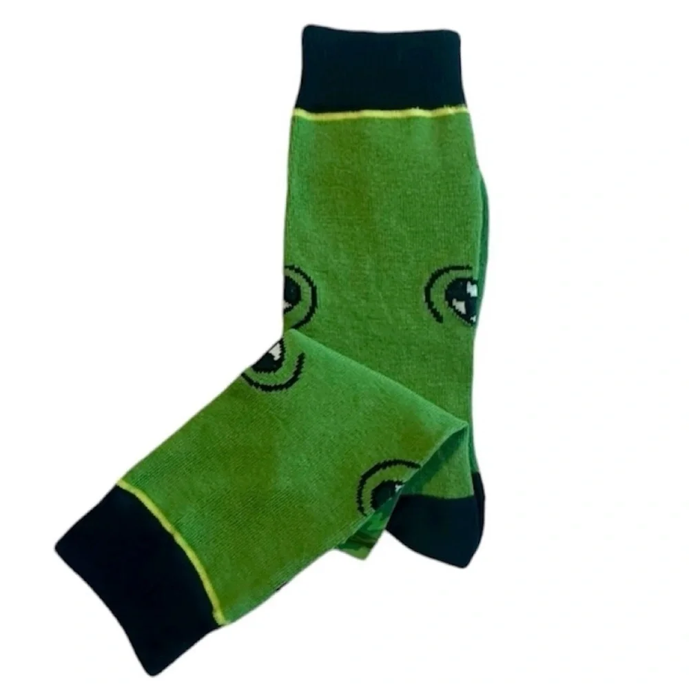 New CARTOON NETWORK Pickle Rick and Morty Socks Old Navy Men 10-13 Shoe 8-12 NWT